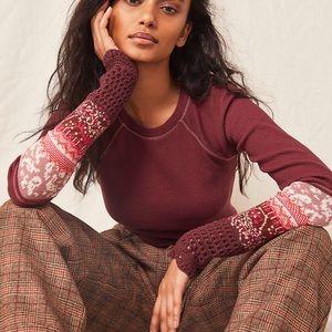 Free People In The Mix Cuff Top Rio Vino